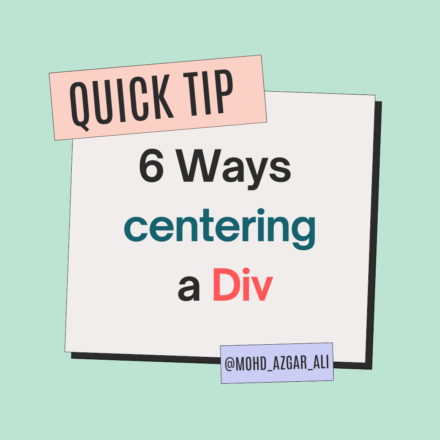 6 Ways to Center a Div Perfectly Every Time